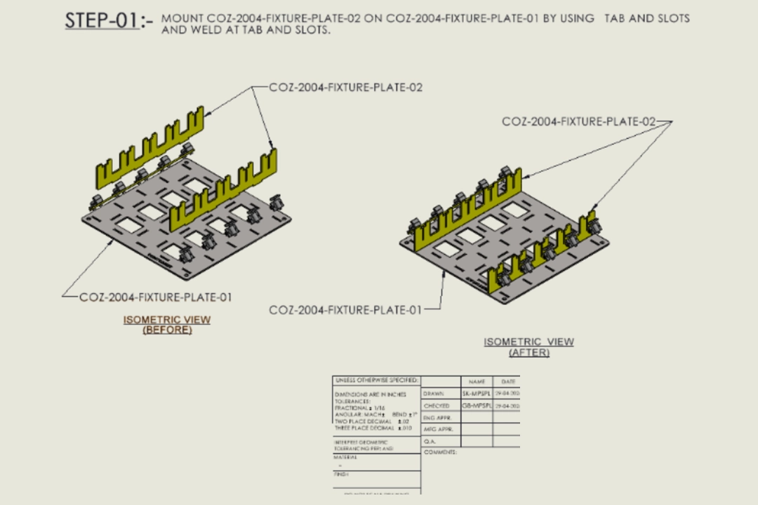 Arm Assembly Welding Fixture – Manual & Robotic Fixture Development - Project Image 4