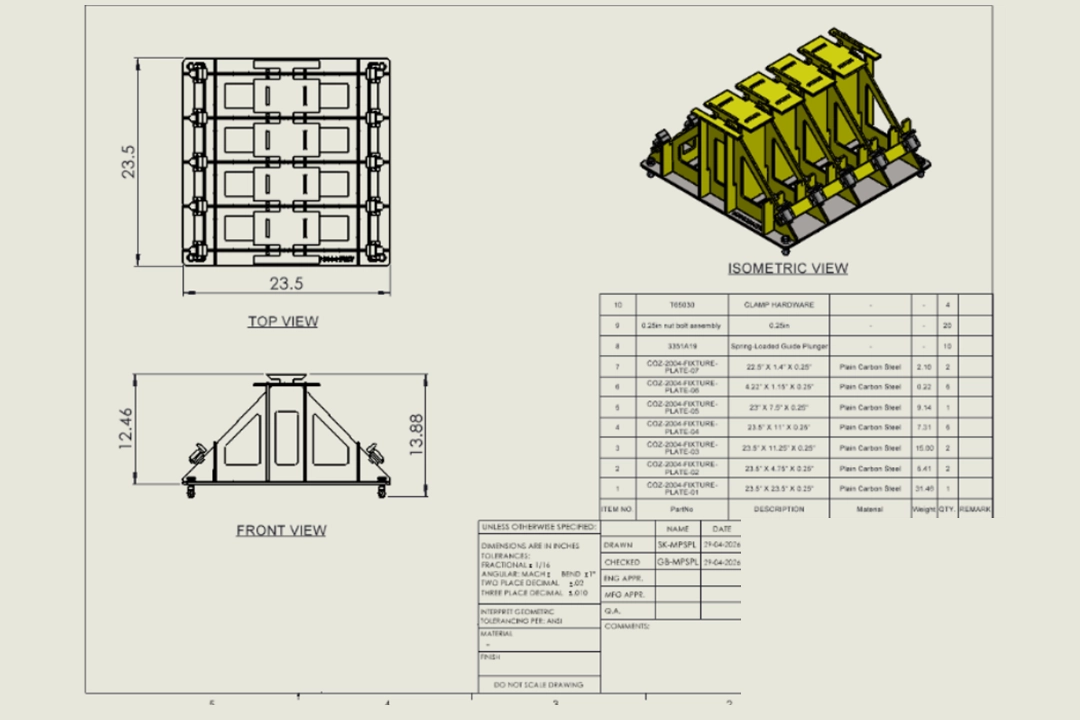 Arm Assembly Welding Fixture – Manual & Robotic Fixture Development - Project Image 5