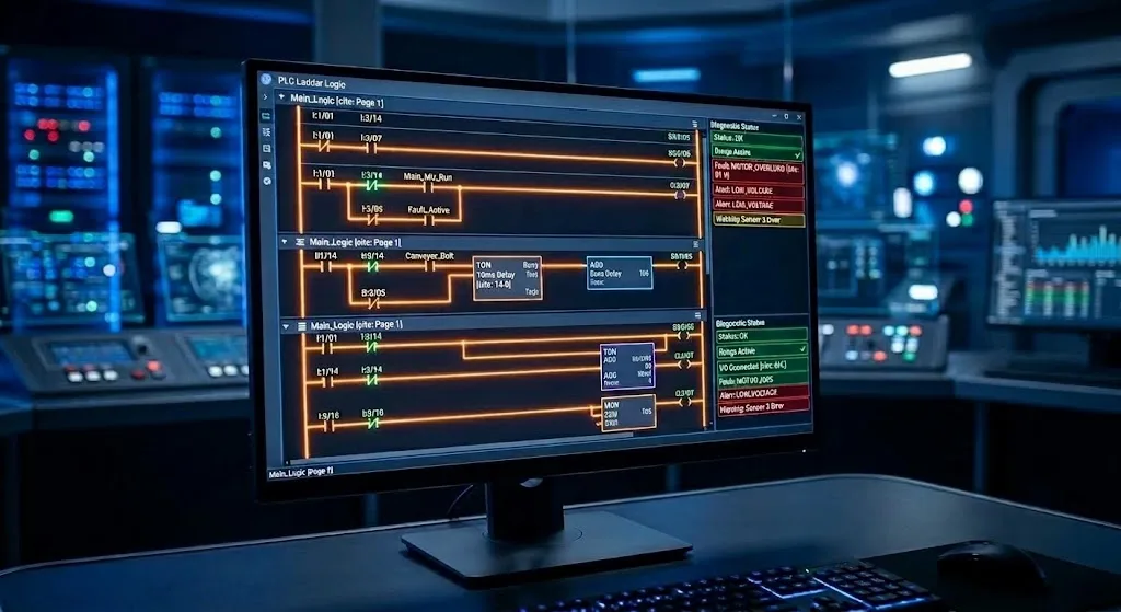 AUTOMATED MINI BELT CONVEYOR SYSTEM – PLC PROGRAMMING & HMI DESIGN 
